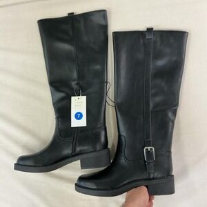 A New Day black knee-high riding boots,‎ brand new with tags